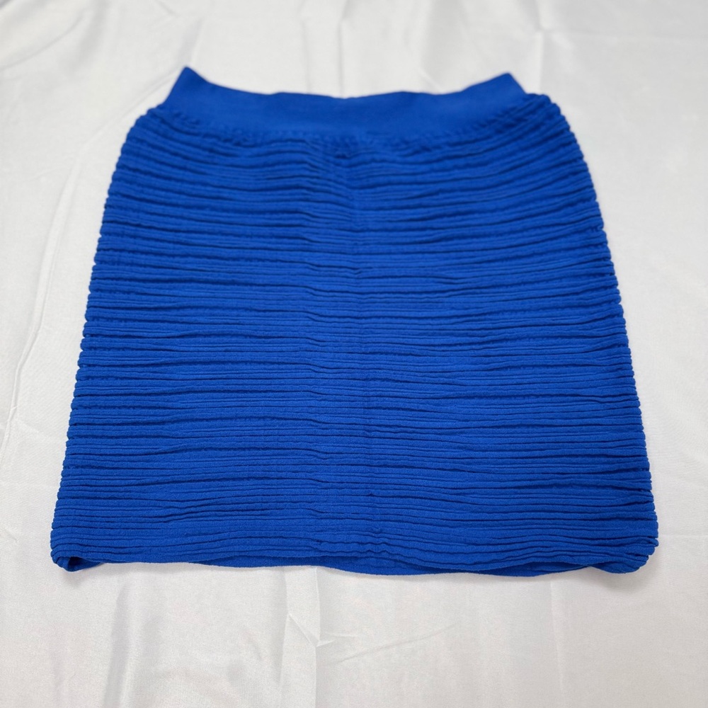 BUNDLE of 2 Tanco USA Blue & Black Textured Women's Mini Skirts